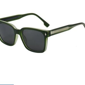 Piranha Eyewear Forest Frosted Green Sunglasses for Men and Women